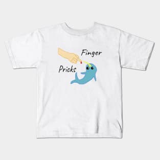 Narwhal Finger Pricks Kids T-Shirt